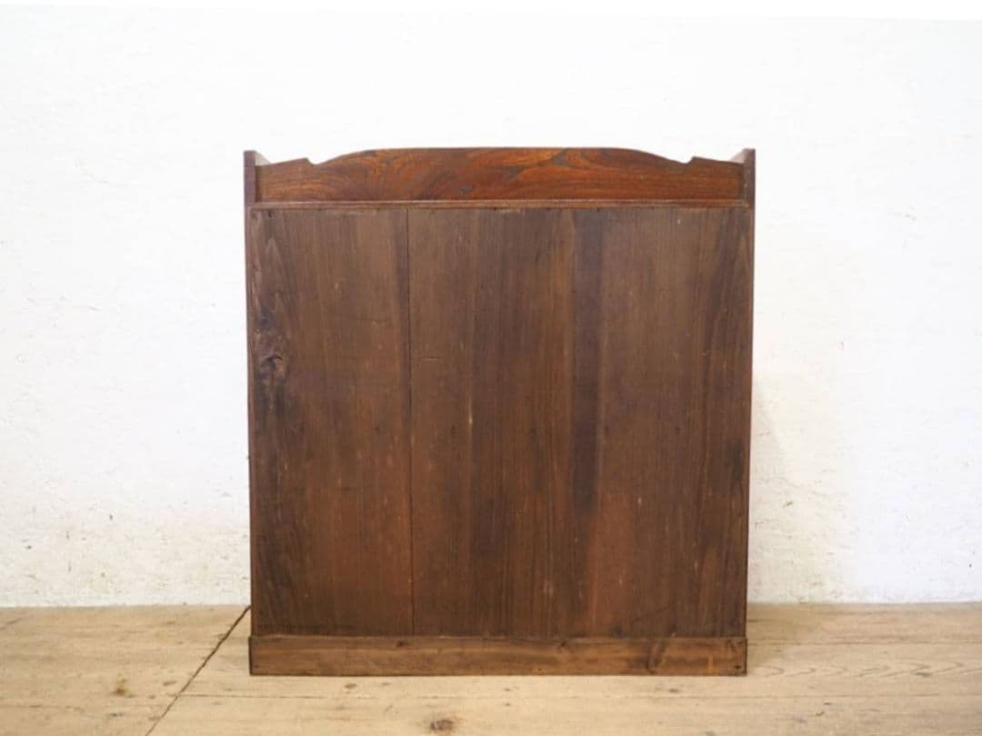 1095 アンティーク　欅のライティングデスク　帳場机　文机　テーブル　レトロ