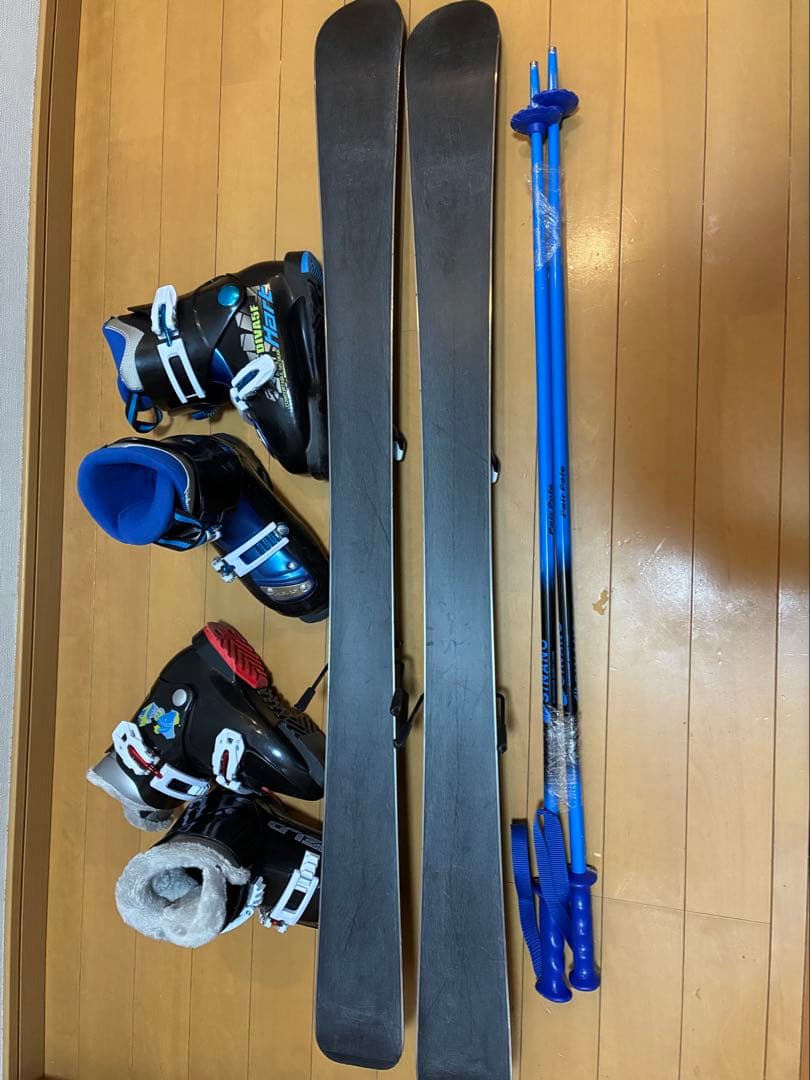 美品110センチNISHIZAWA 100〜125 cm用子供スキーセット