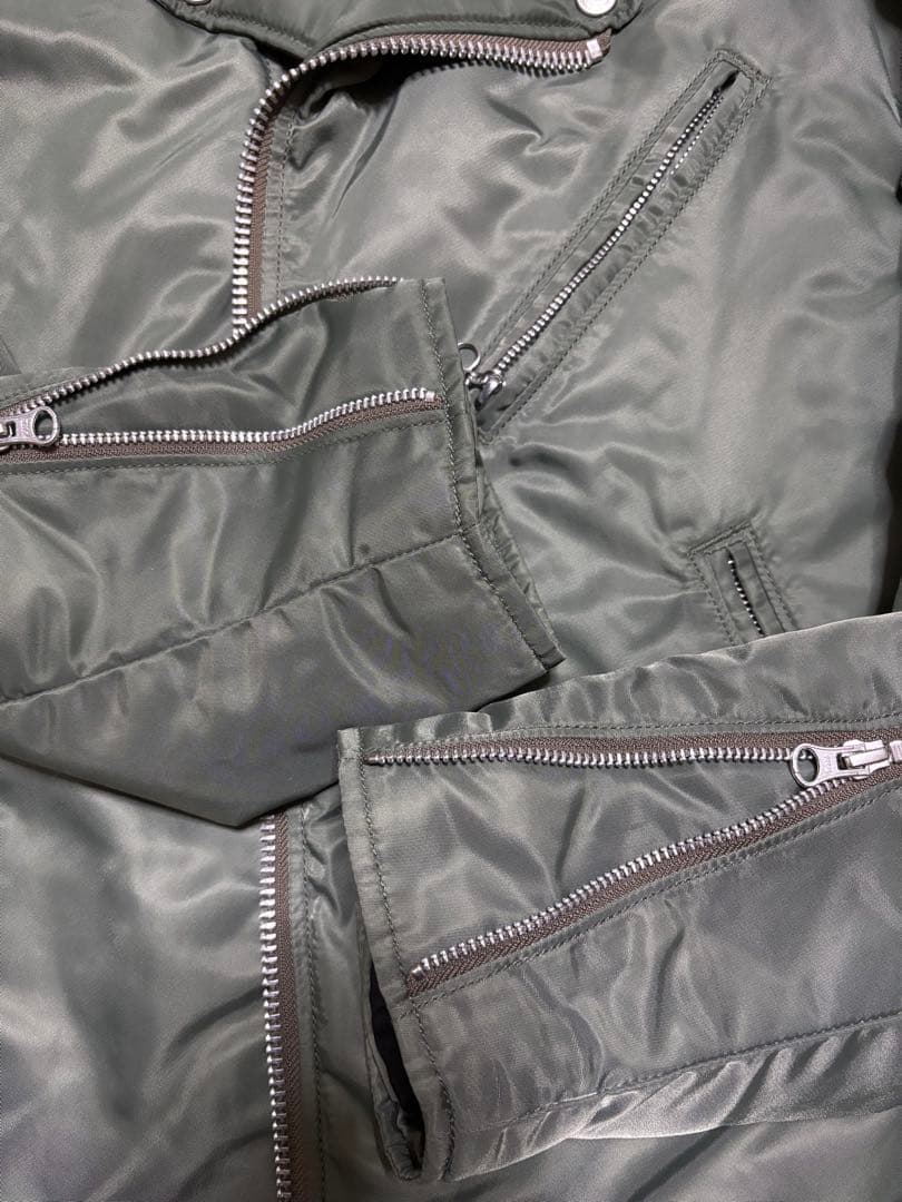Schott ライダースジャケット XL オリーブ