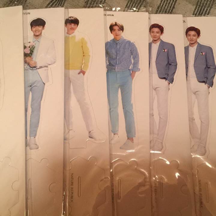 exo ネイリパ ペーパースタンド うちわ