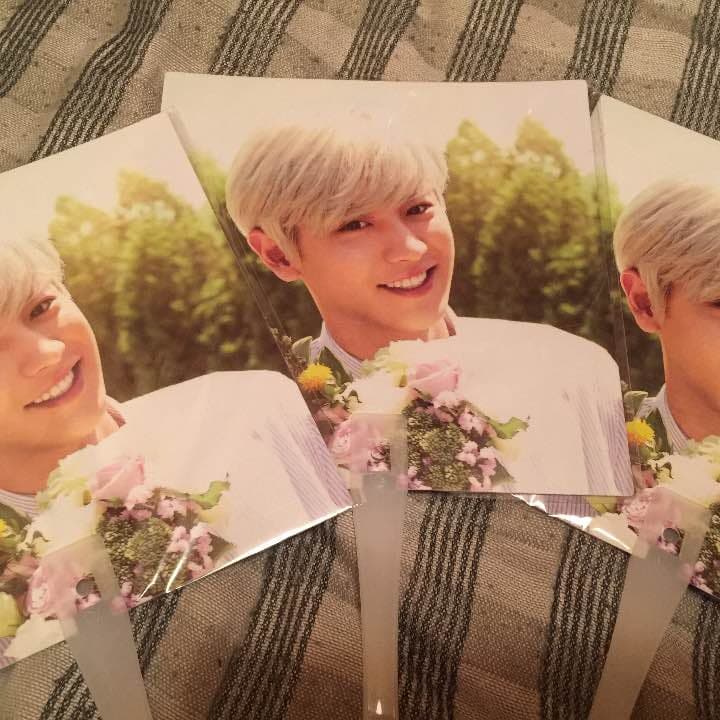 exo ネイリパ ペーパースタンド うちわ