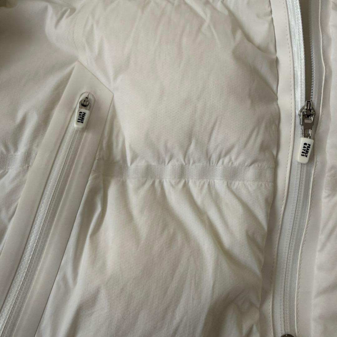 パーリーゲイツ　ダウン　ジャケット　ブルゾン　L〜XL相当 白　ドローコード付き