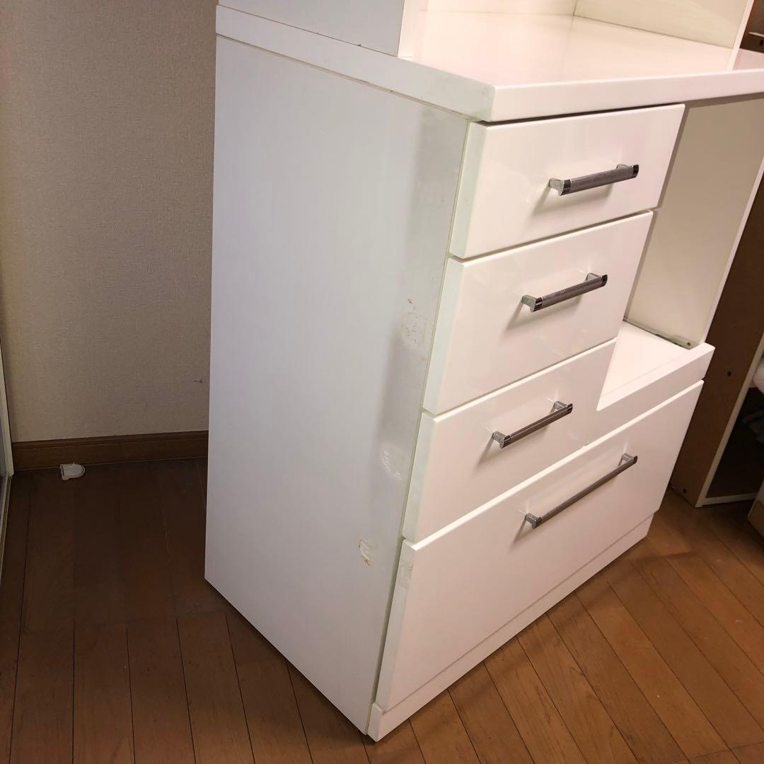 ニトリ キッチンボード 食器棚 レンジボード 幅75✕奥行42✕高さ210cm