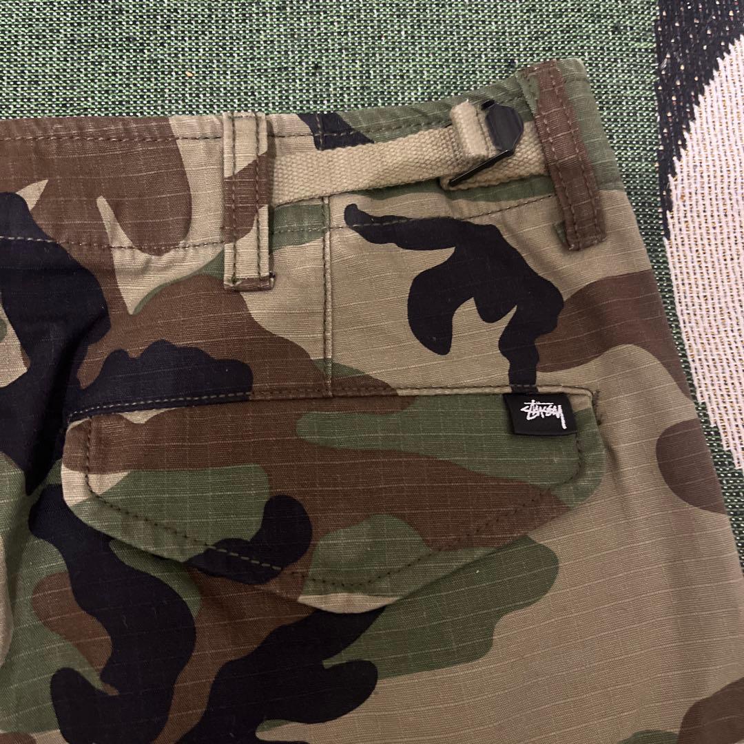 25ss stussy cargo pants 迷彩　カモ柄　ワイド　バギー