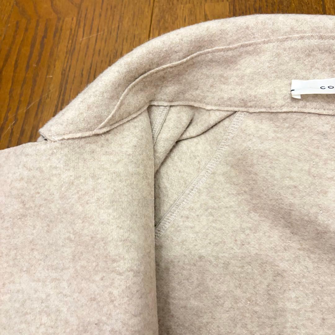 ✨極美品✨定価7.5万 コグザビックスモーク イエナ　スクエアコート　ベージュ