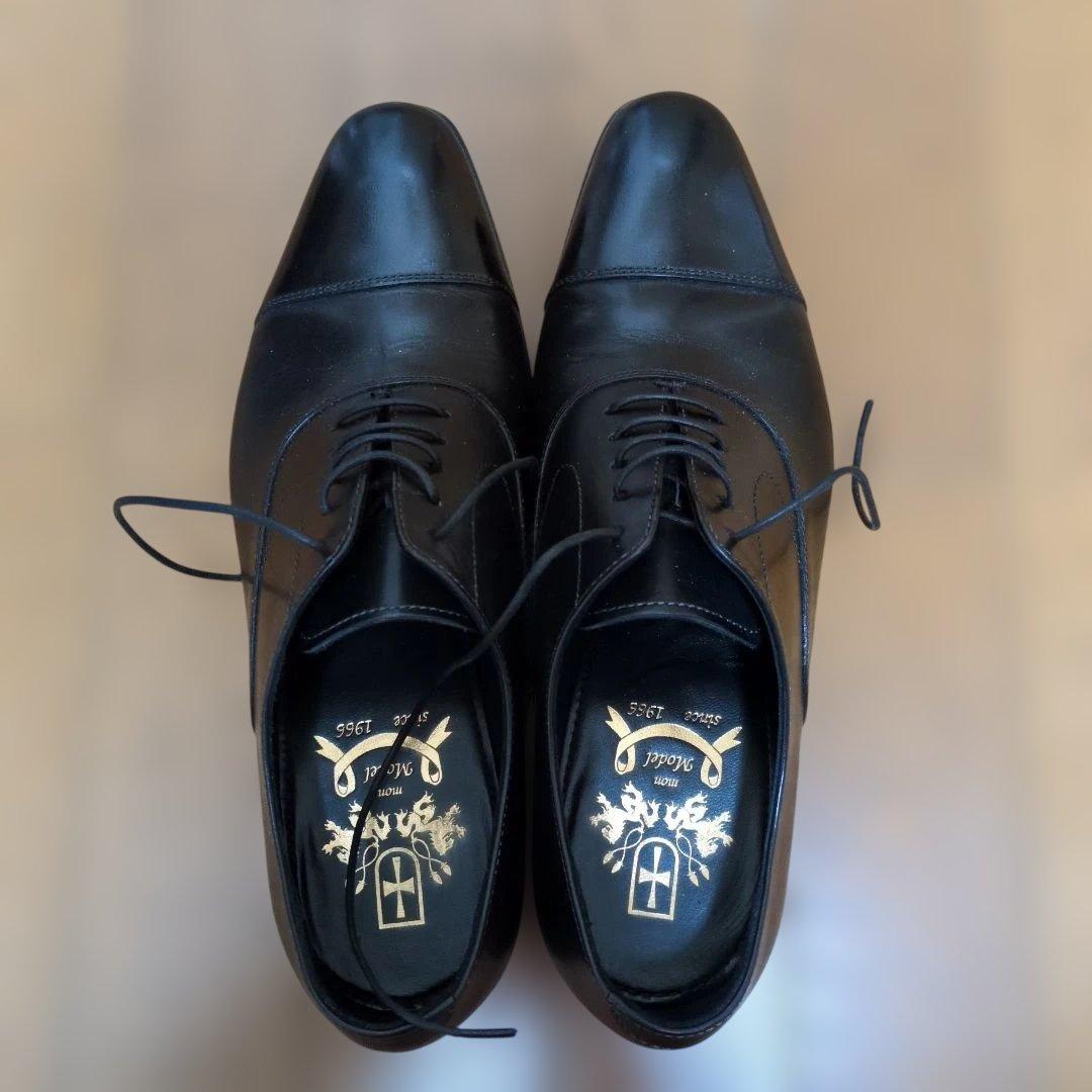 mon Model ブラックシューズ 7 1/2