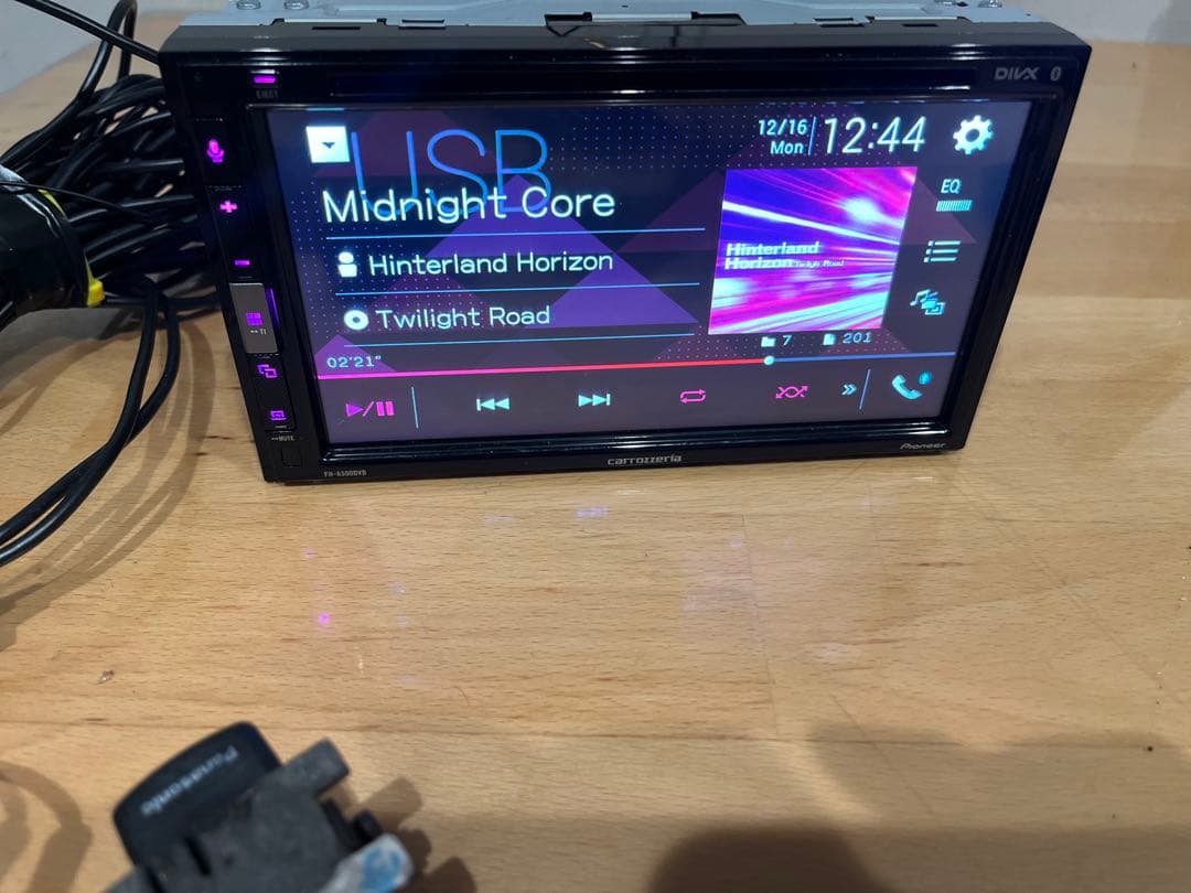 carrozzeria FH-6500DVD-CY-RC90KDバックカメラ-1