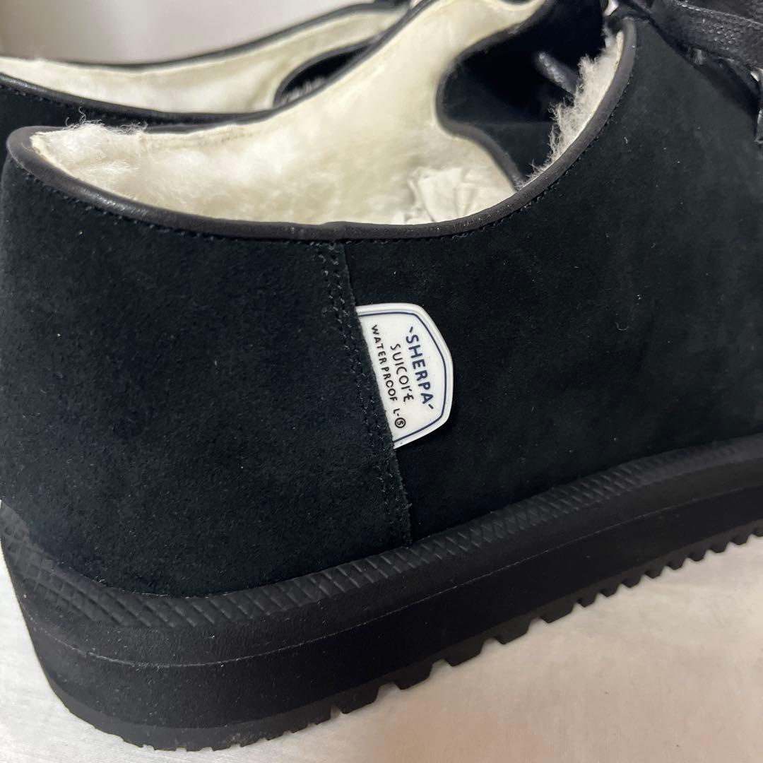 新品 suicoke ムートン モカシンシューズ 30cm ブーツ チロリアン