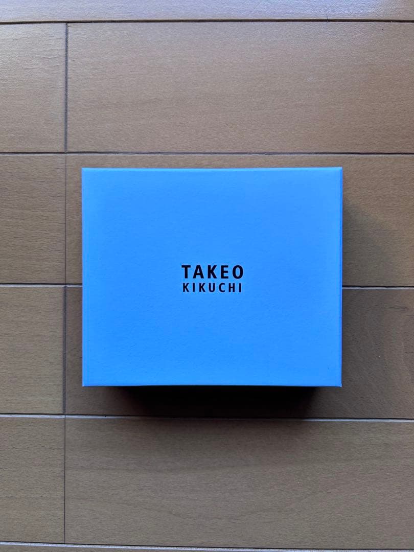 TAKEO KIKUCHI 二つ折り財布 茶レザー