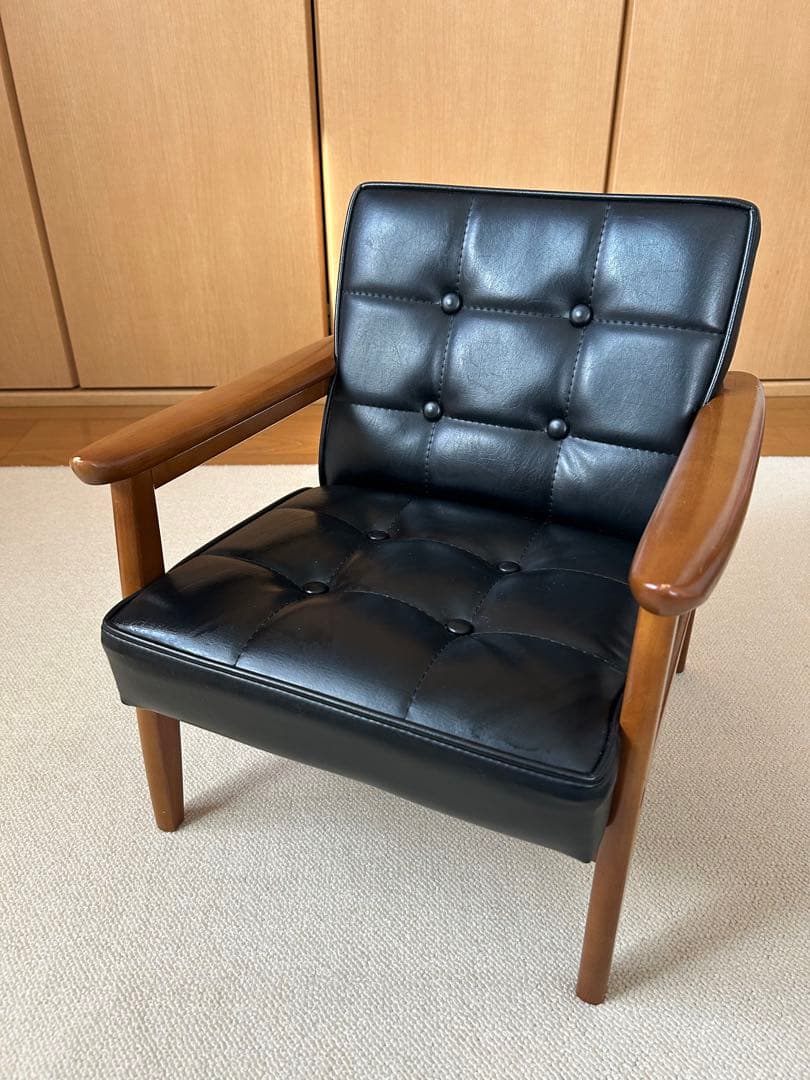 カリモク60 Kチェアミニ　ブラック