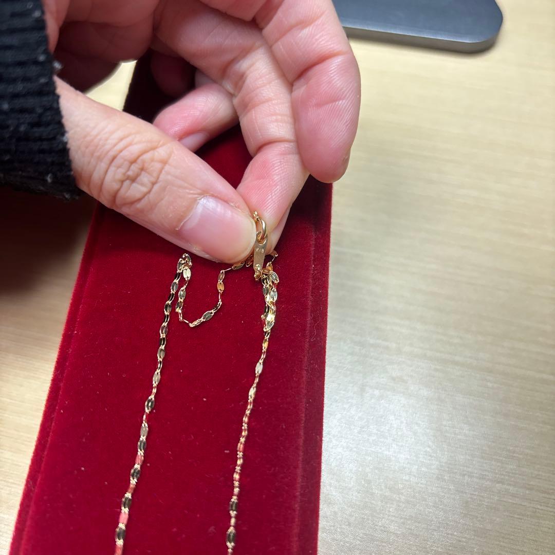 ゴールドチェーンネックレスK18