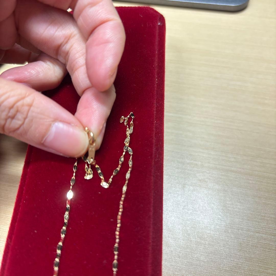 ゴールドチェーンネックレスK18