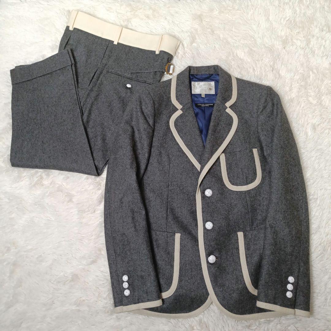 ■A(LeFRUDE)E アレフレード 15AWセットアップ　グレー　パイピング