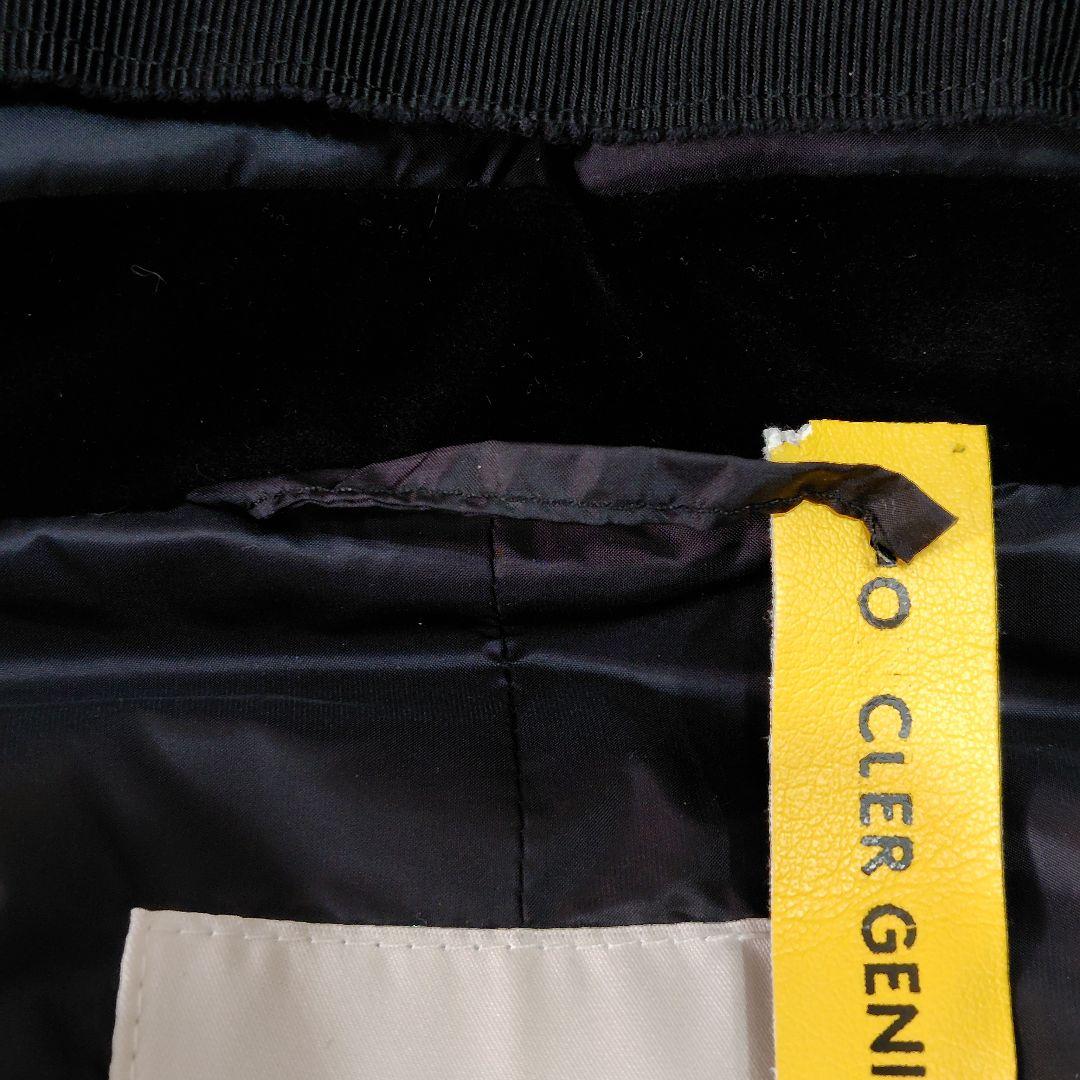 モンクレール Gemma ジェマ ダウンベスト フード ファー ベルベット 黒