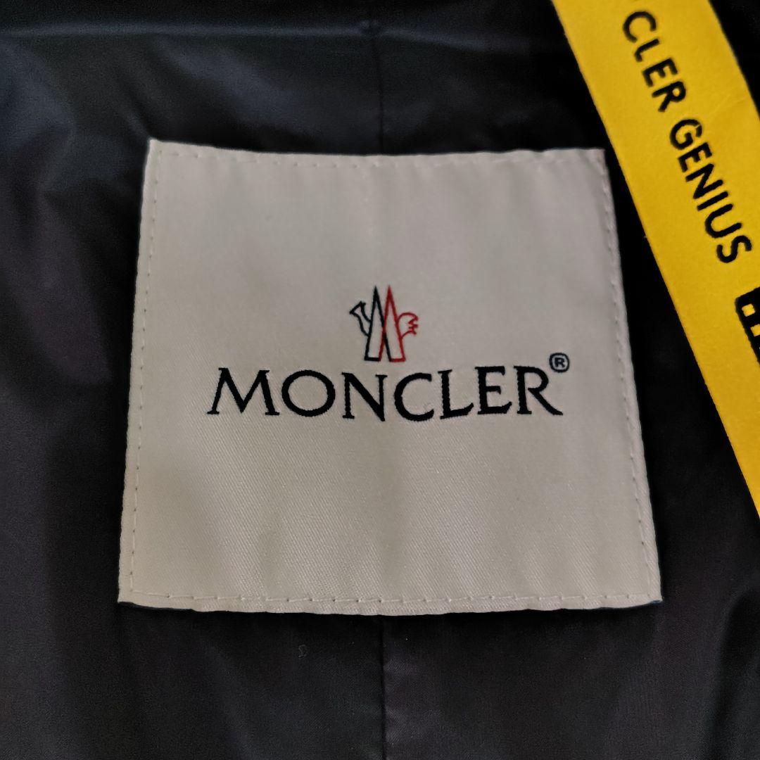 モンクレール Gemma ジェマ ダウンベスト フード ファー ベルベット 黒