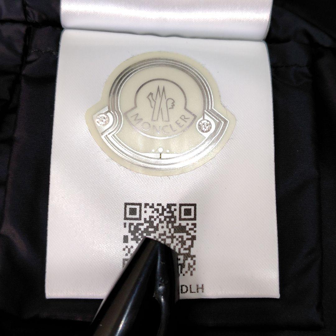 モンクレール Gemma ジェマ ダウンベスト フード ファー ベルベット 黒