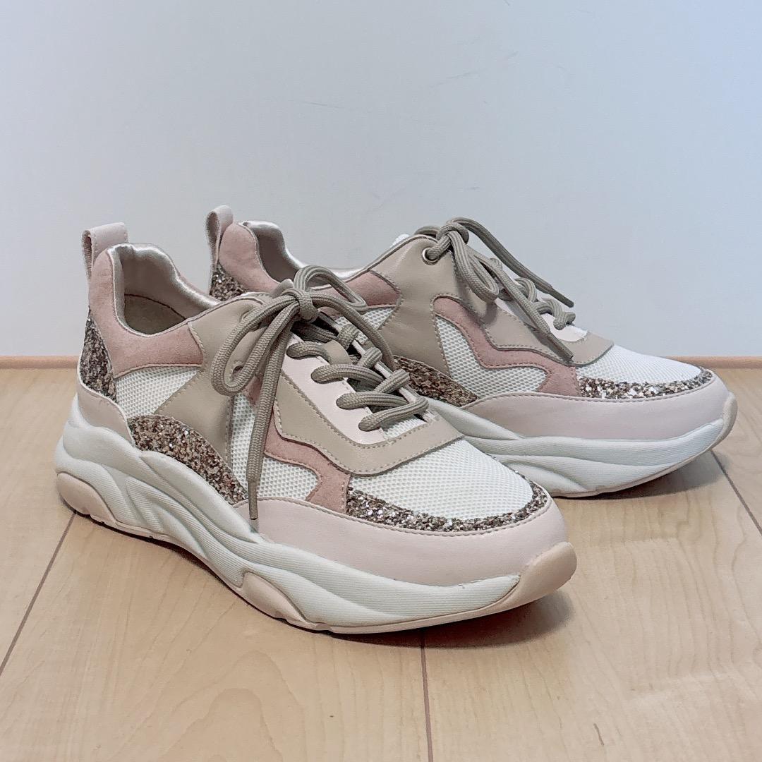 ＋diana プラスダイアナ　美脚ダッドスニーカー　24cm 試着のみ