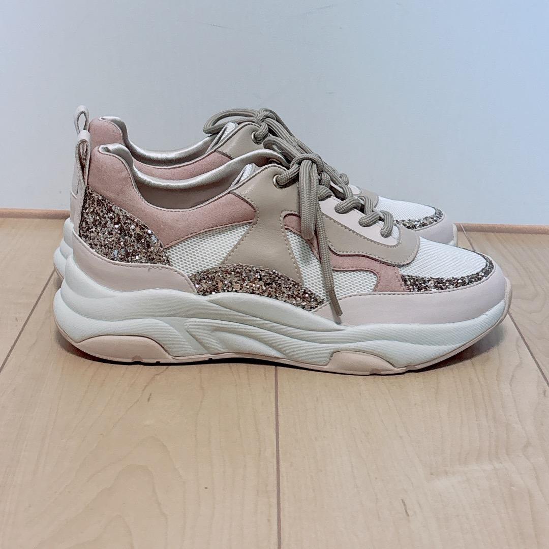 ＋diana プラスダイアナ　美脚ダッドスニーカー　24cm 試着のみ