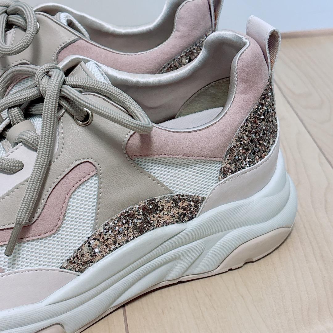 ＋diana プラスダイアナ　美脚ダッドスニーカー　24cm 試着のみ