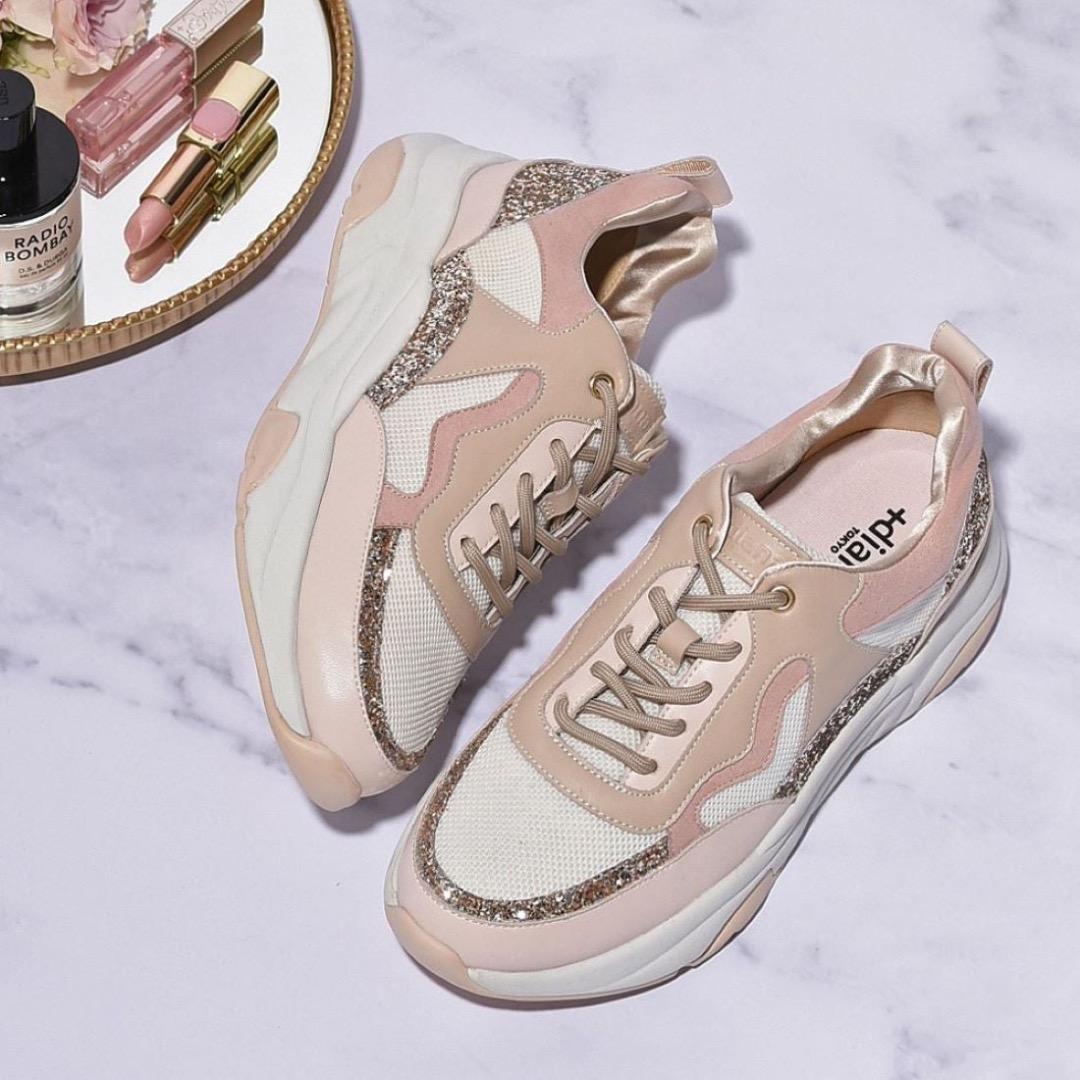 ＋diana プラスダイアナ　美脚ダッドスニーカー　24cm 試着のみ