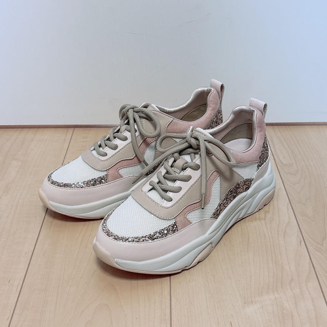 ＋diana プラスダイアナ　美脚ダッドスニーカー　24cm 試着のみ