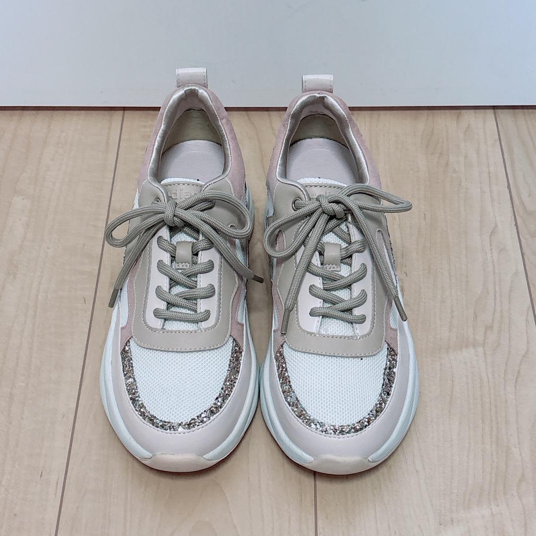 ＋diana プラスダイアナ　美脚ダッドスニーカー　24cm 試着のみ