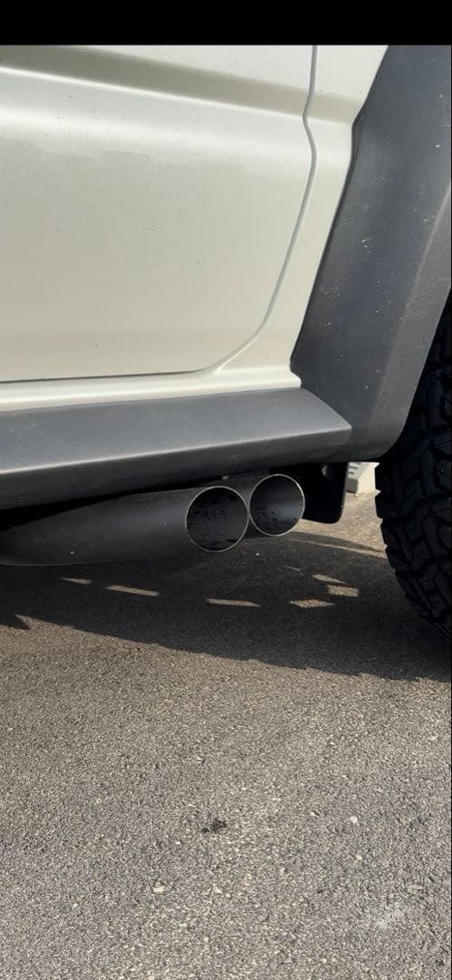 【JB74】ジムニーシエラ用サイドマフラースラッシュタイプ WirusWin