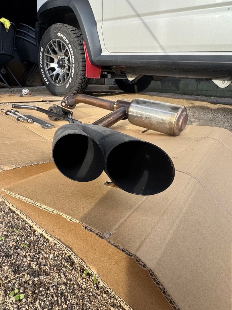 【JB74】ジムニーシエラ用サイドマフラースラッシュタイプ WirusWin