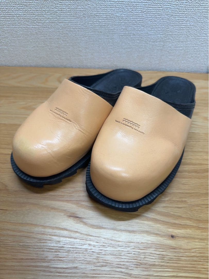 bench サンダル レザー　シャークソール【LL size】