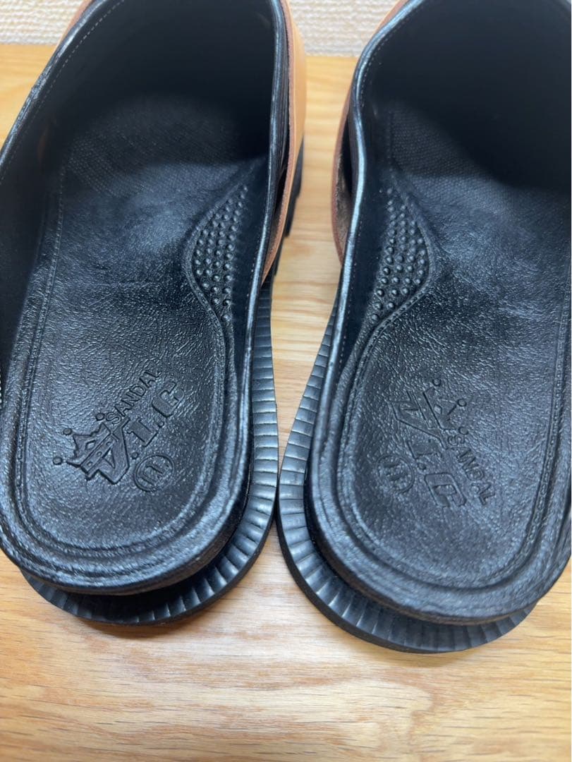 bench サンダル レザー　シャークソール【LL size】