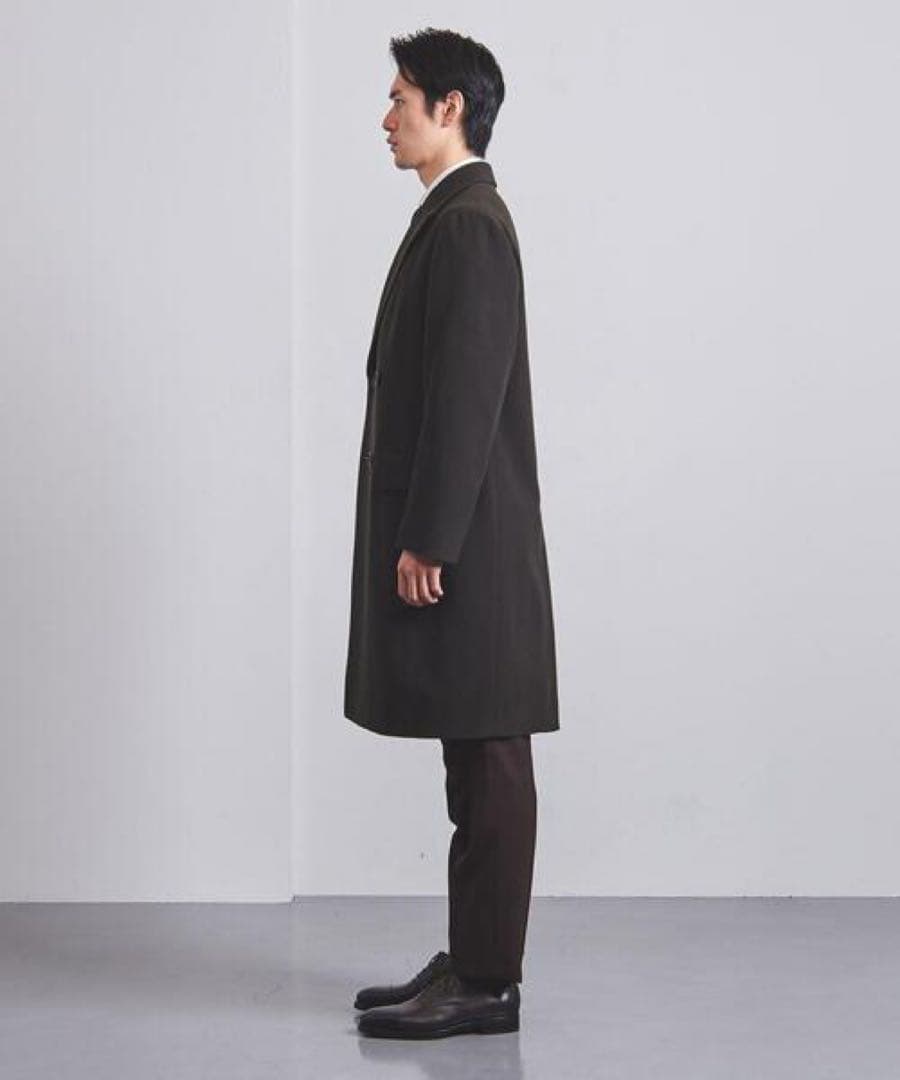 UNITED ARROWS メルトン ダブル4B チェスター　カシミヤ