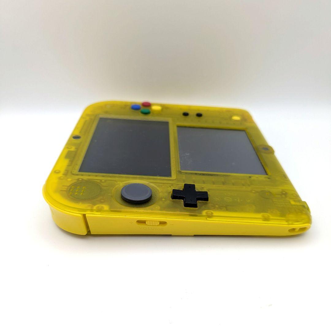 【動作品】ニンテンドー2DS 本体 ピカチュウ クリアイエロー