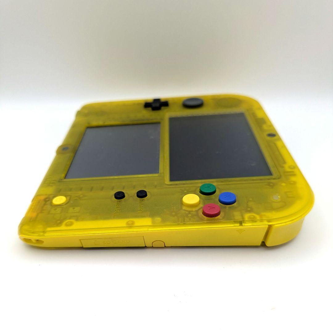 【動作品】ニンテンドー2DS 本体 ピカチュウ クリアイエロー
