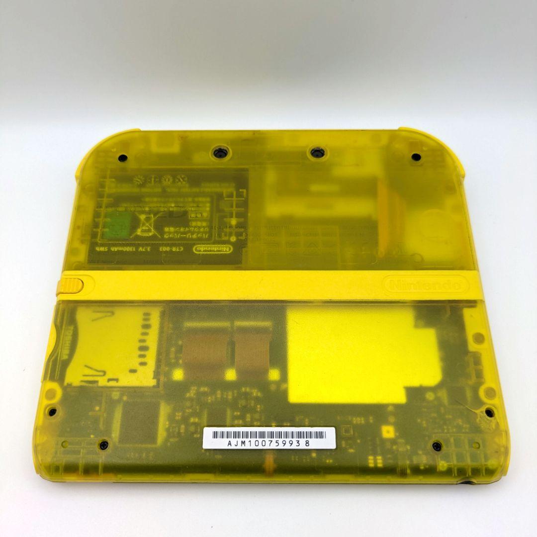 【動作品】ニンテンドー2DS 本体 ピカチュウ クリアイエロー
