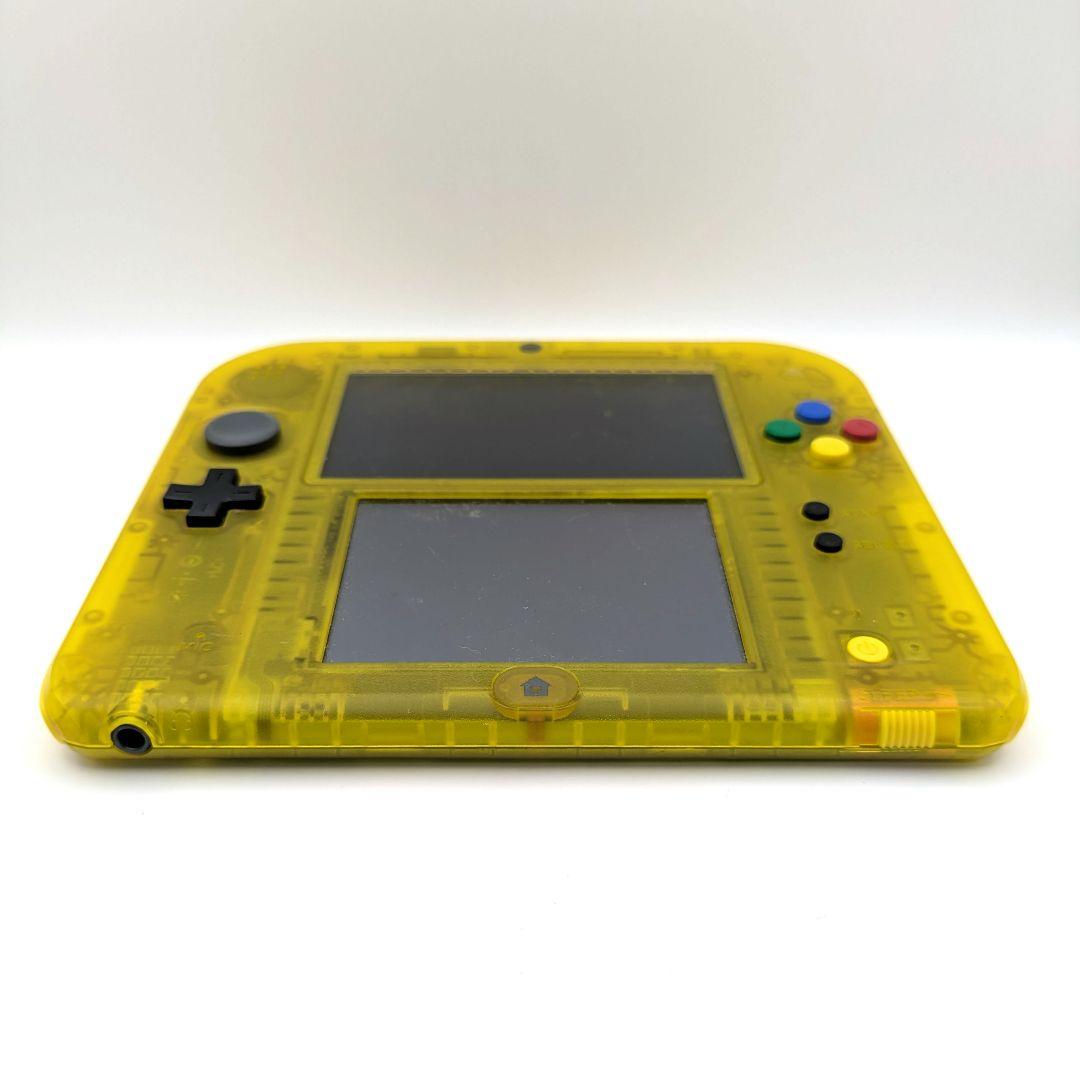 【動作品】ニンテンドー2DS 本体 ピカチュウ クリアイエロー