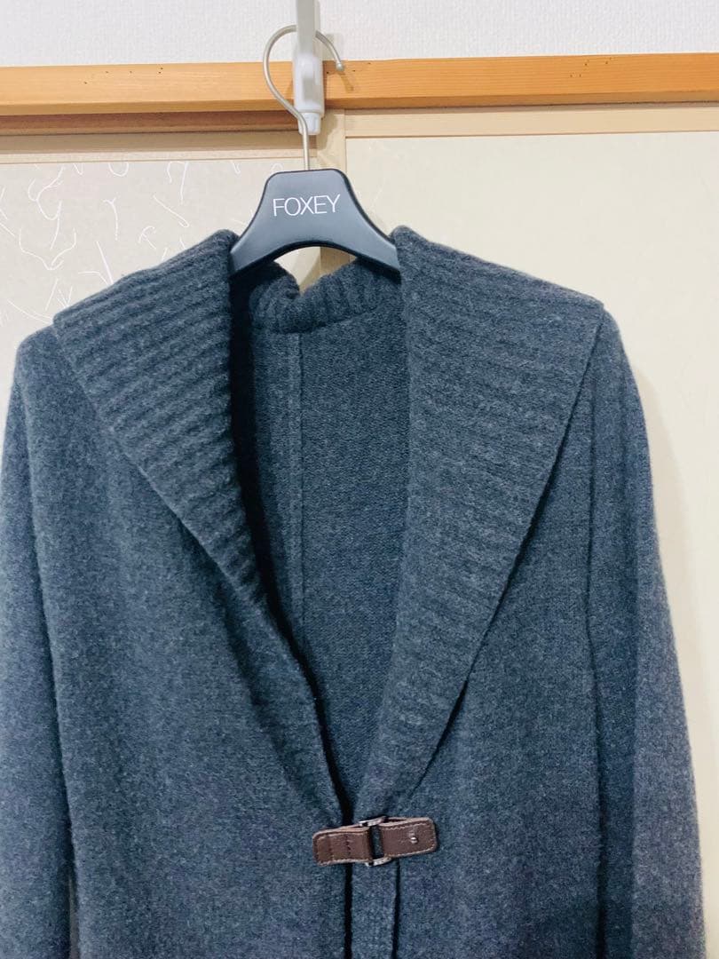 ★FOXY★ダークグレーニットガウン