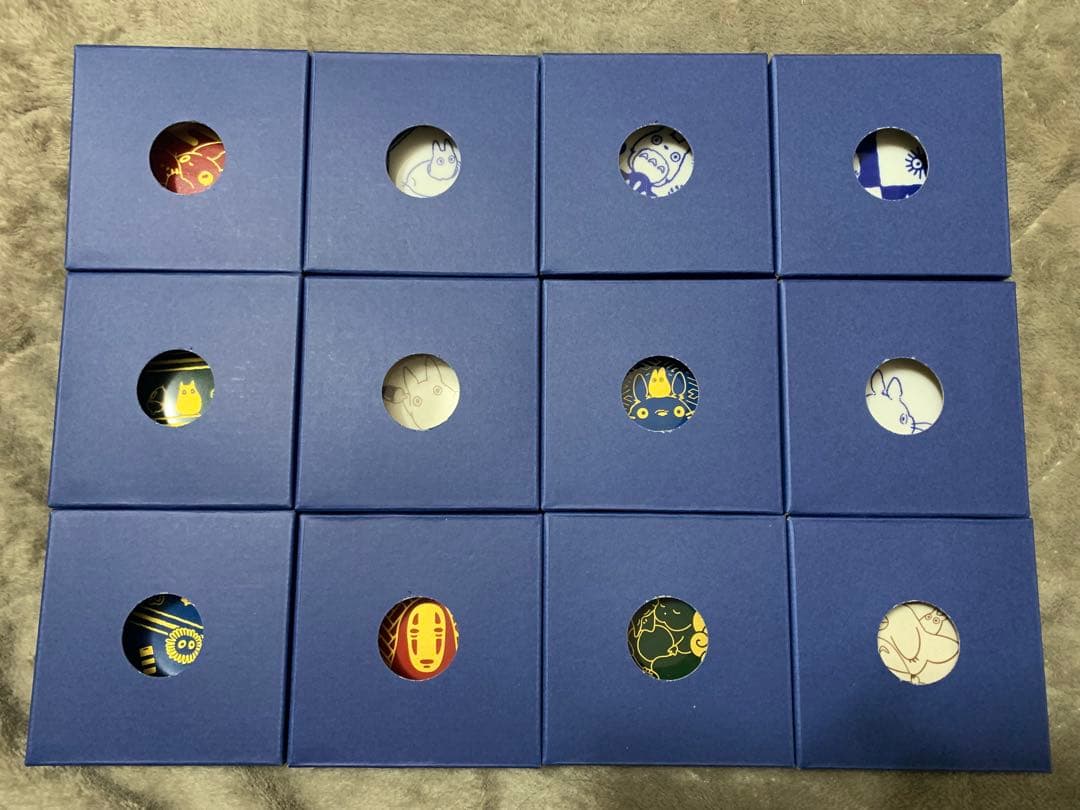 となりのトトロ　美濃焼豆皿　12種セット