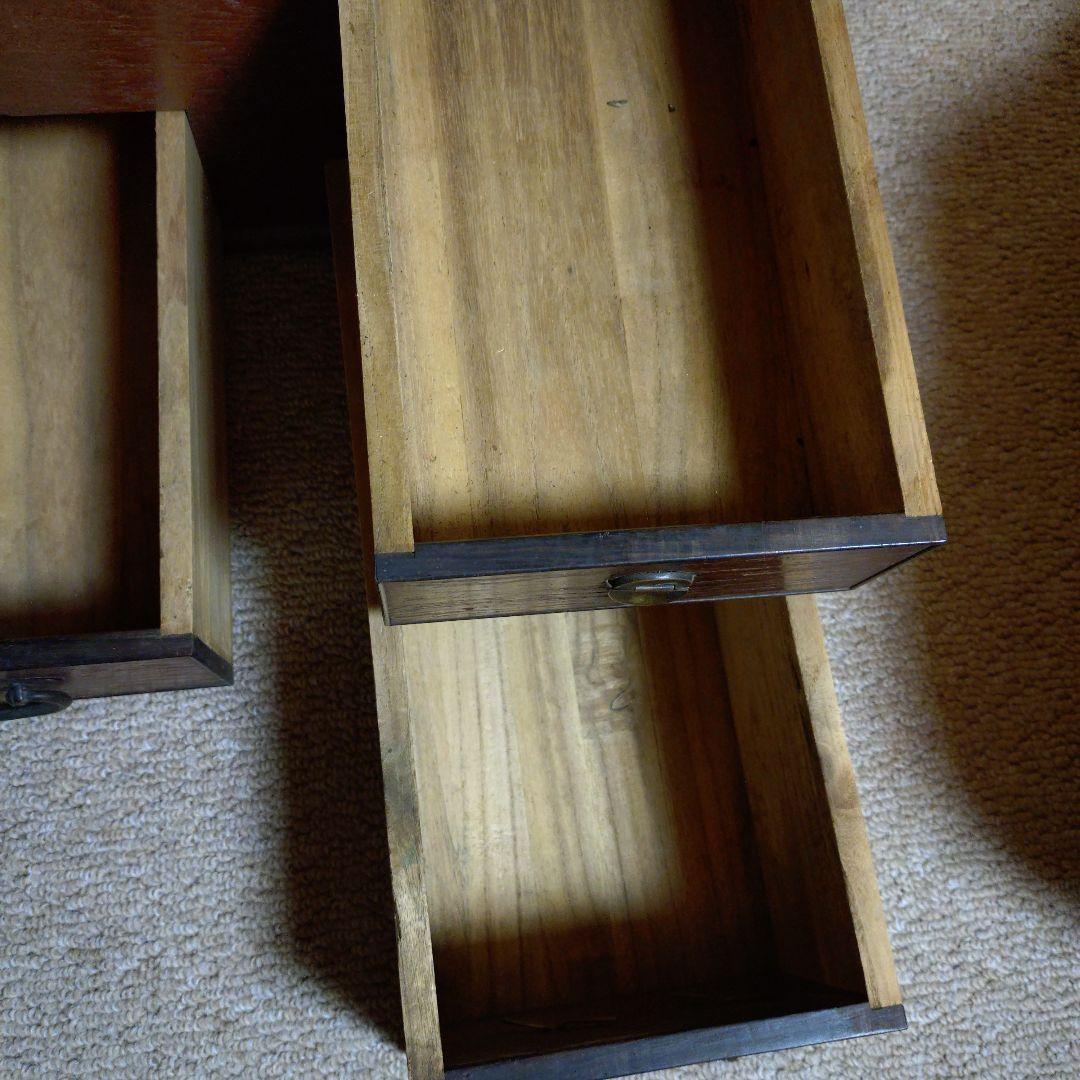 木製長火鉢 燗銅壺付 昭和レトロ 古民家 古道具 骨董品 おまけ火箸・煙管・灰掻