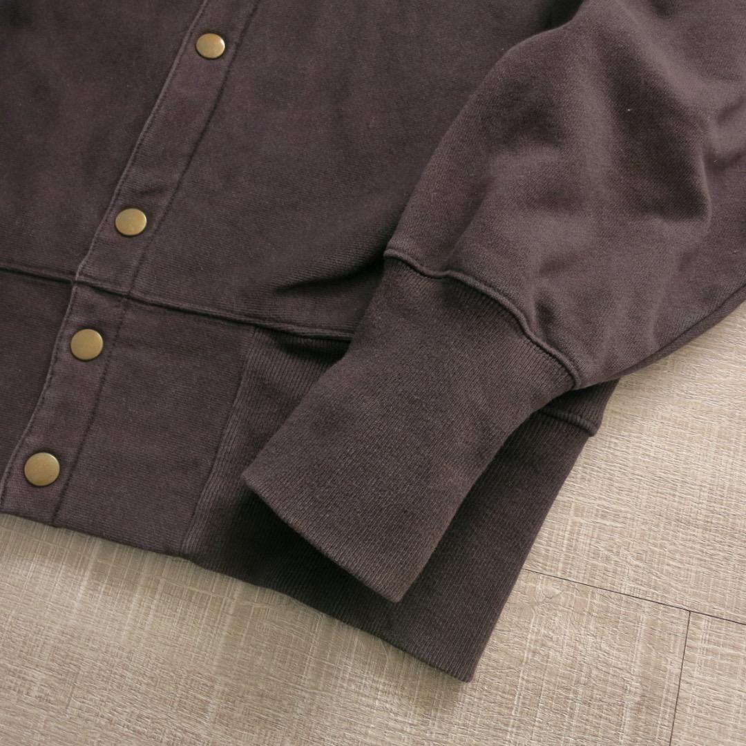 XL チャンピオン 復刻 パーカー 単色タグ スナップボタン カーディガン