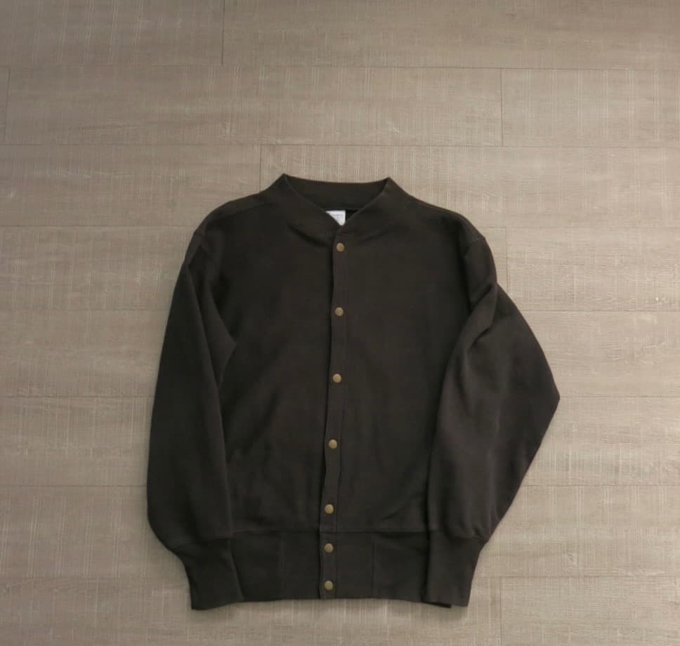 XL チャンピオン 復刻 パーカー 単色タグ スナップボタン カーディガン