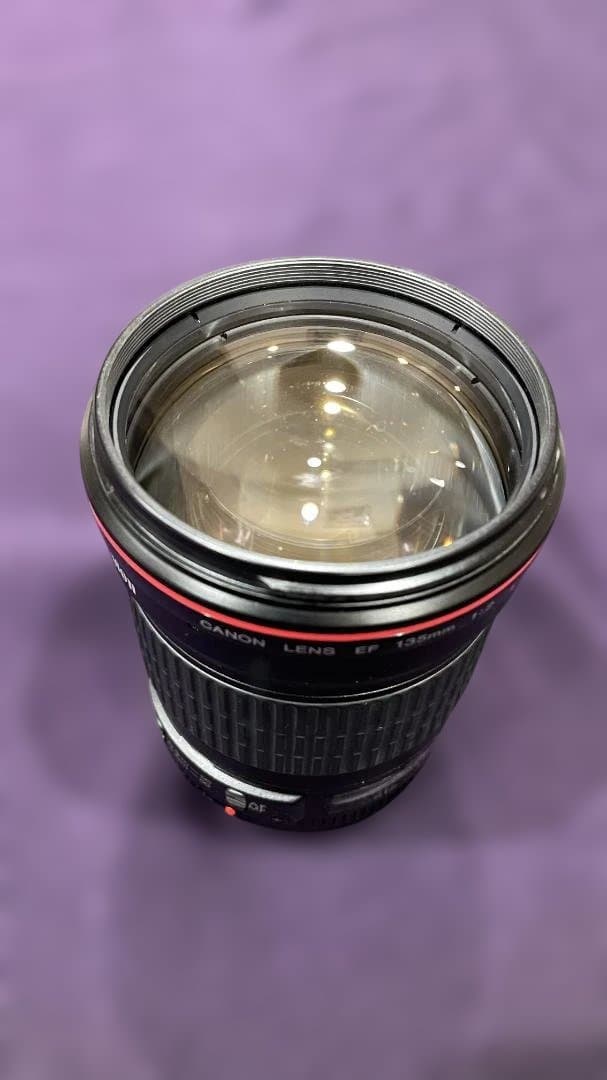 【超美品】EF135mm F2L USM　（レンズケース付）