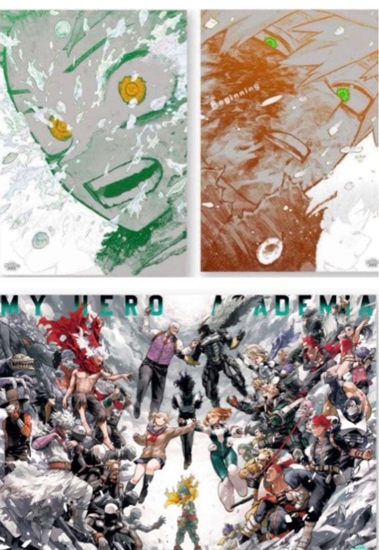 僕のヒーローアカデミア 原画展 ポスター3種 新品
