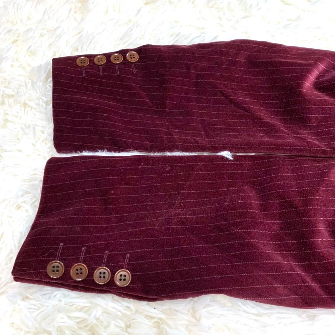 【希少品！】キャサリンハムネット ベロア セットアップ ボルドー M