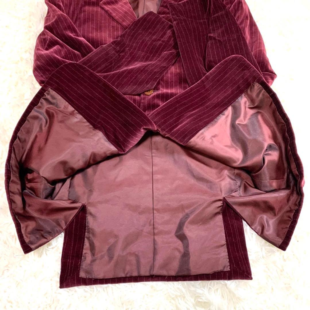 【希少品！】キャサリンハムネット ベロア セットアップ ボルドー M