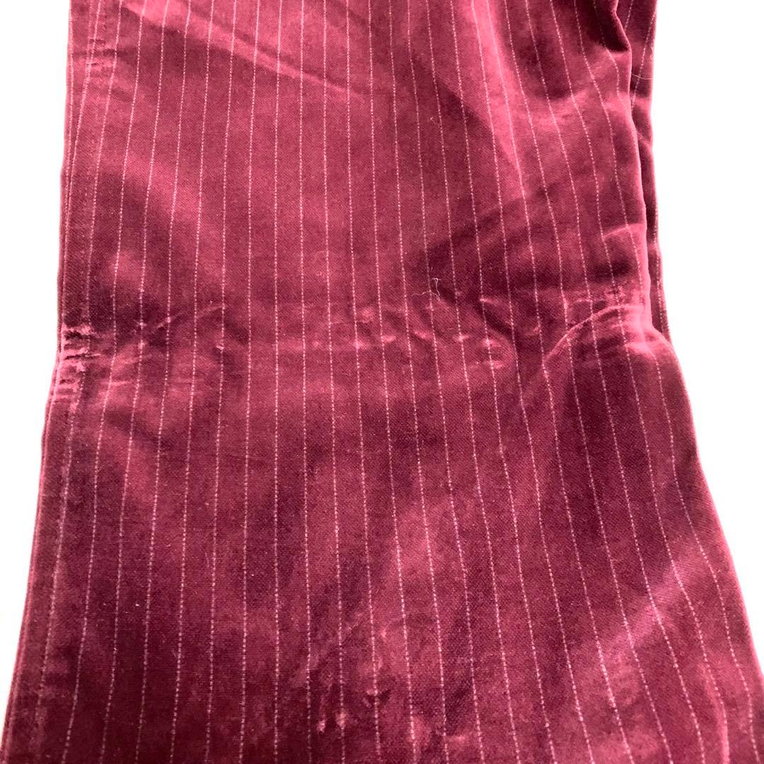 【希少品！】キャサリンハムネット ベロア セットアップ ボルドー M