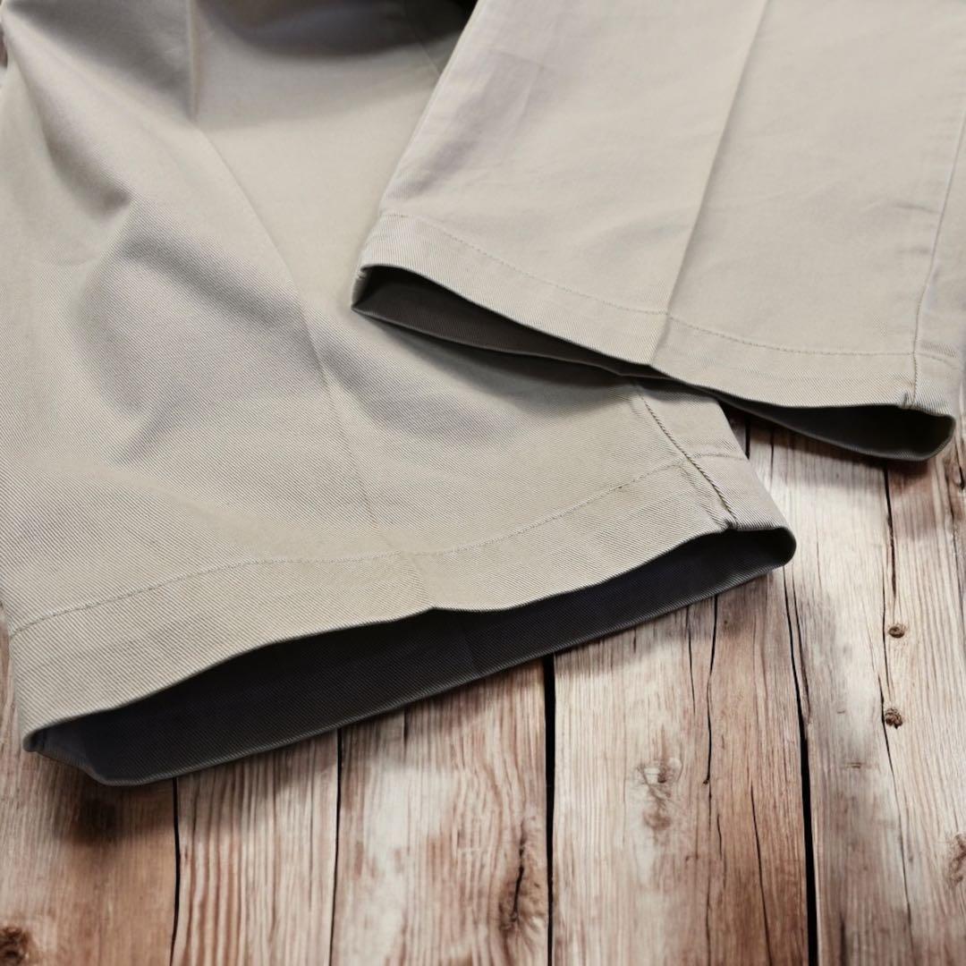 01M574◯ 90s RALPH LAUREN ツータック ワイド スラックス