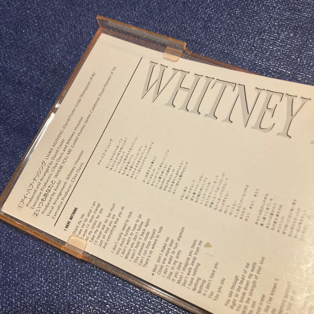 WHITNEY HOUSTON ホイットニー・ヒューストン 8cmシングルCD