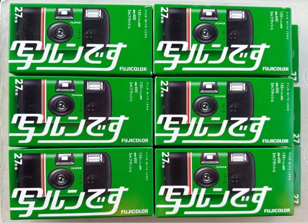 新品未開封 FUJIFILM 写ルンです NEWパッケージ　　　27枚撮り 6個