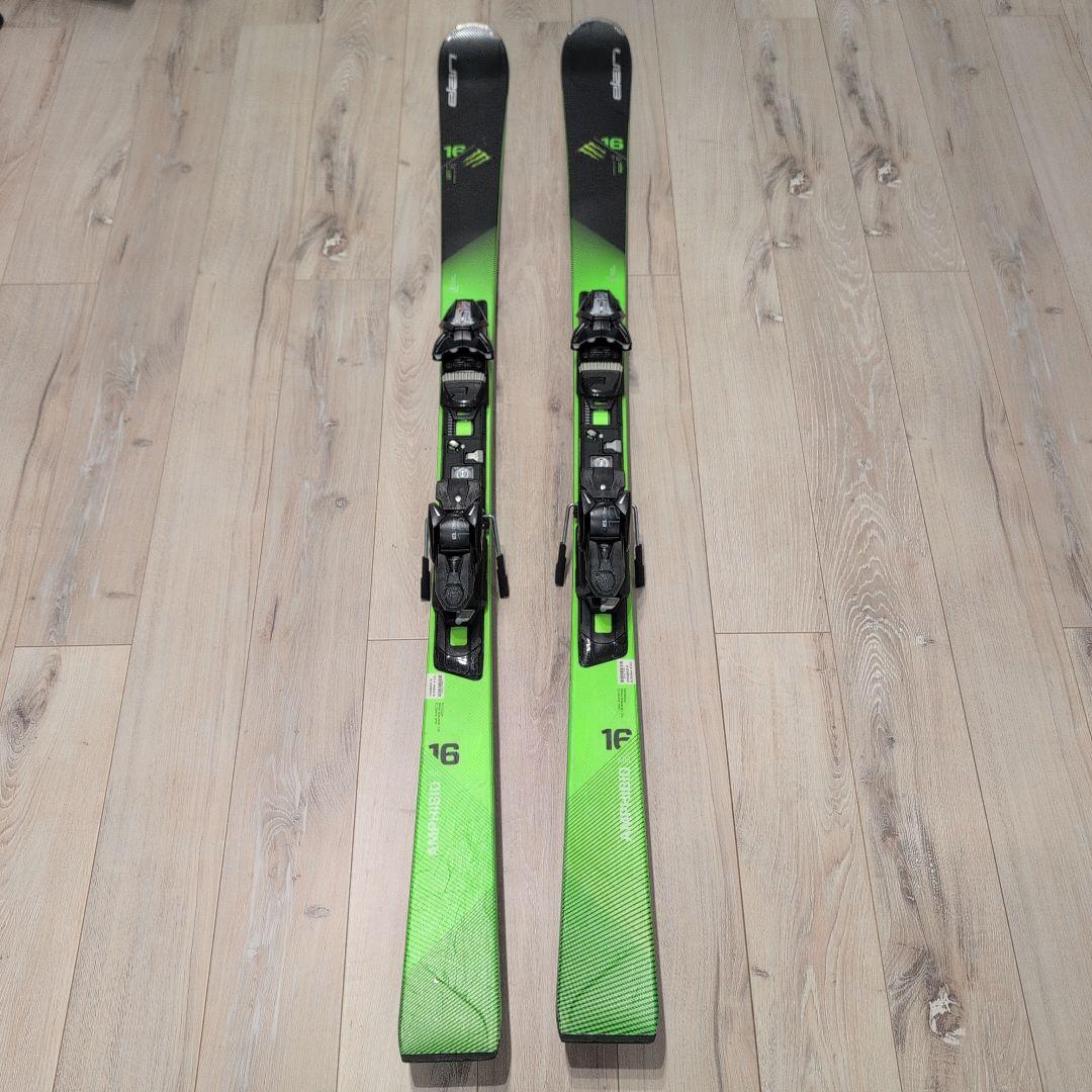 ELAN エラン AMPHIBIO16 166cm スキー板 バインディング付き