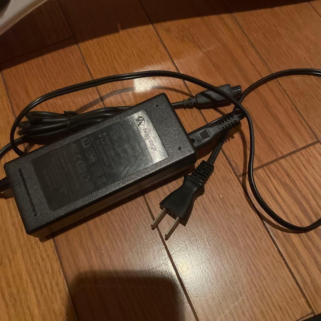 ホワイト 電動スケボー 充電器付き　ミニセグウェイ